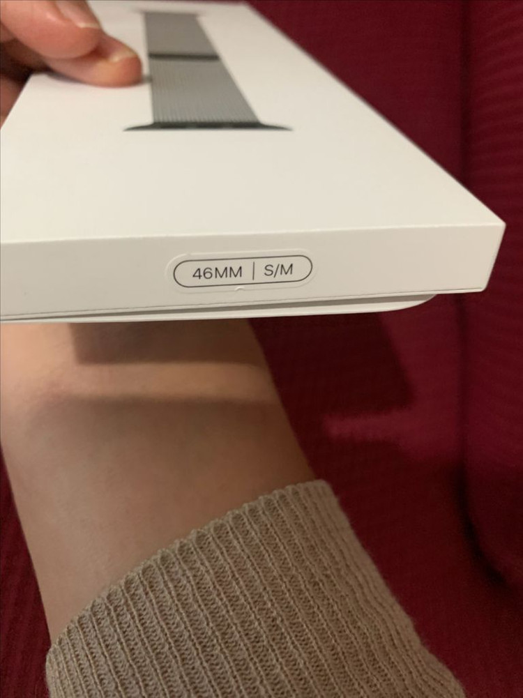 애플워치 46mm 네츄럴 밀레니즈 루프 s/m 정품 이미지