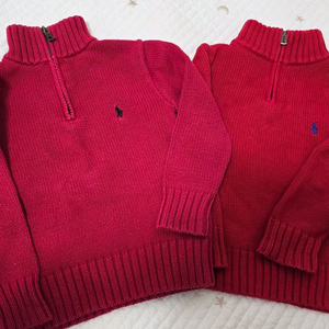 폴로 랄프로렌 남아 반집업 4t 니트 ( 쌍둥이 가능)