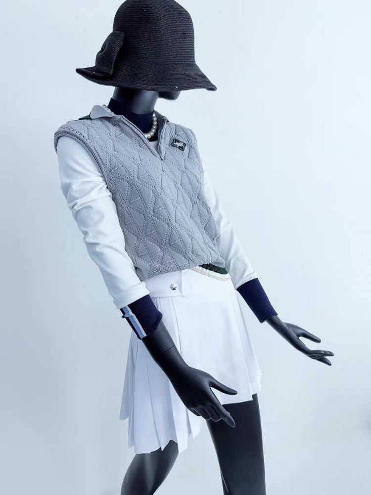 필립플레인 골프 에디션 플리츠 스커트 M--1