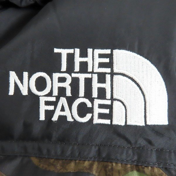 노스페이스 눕시 카모패딩 일본판 상태좋은 중고제품 팝니다.--2