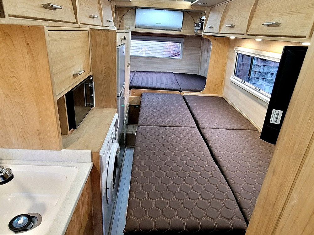 13년 뉴카운티2인승캠핑카(오토,4인승가능,올편백)-전액할부됨 이미지