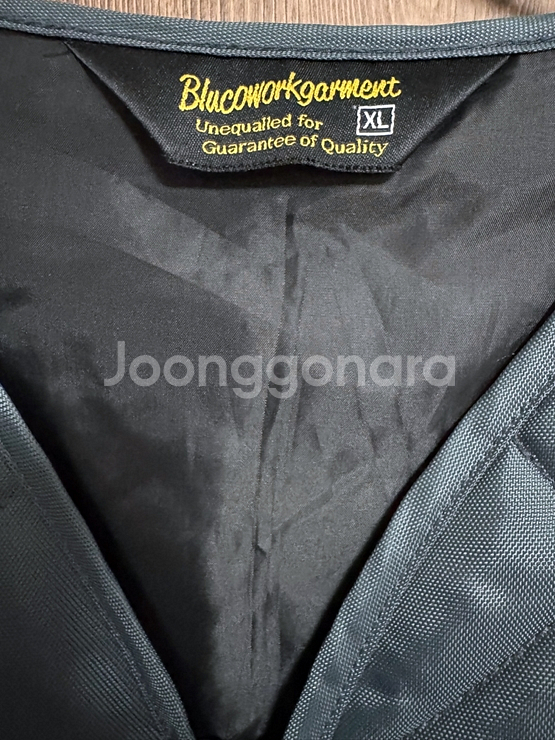 블루코 워크 V 베스트 판매합니다. [그레이/XL]--2