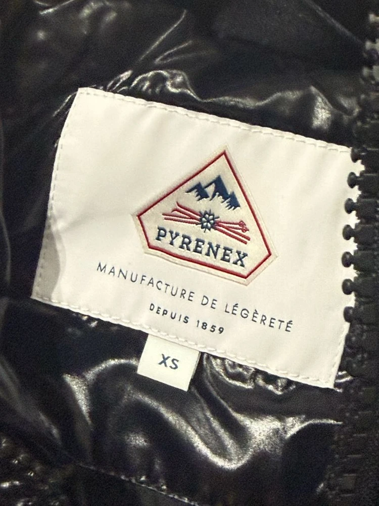 PYRENEX 피레넥스 숏 유광 블략 패딩 XS 이미지