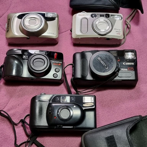 부품용 수리용 필름카메라 5개 판매합니다 이미지