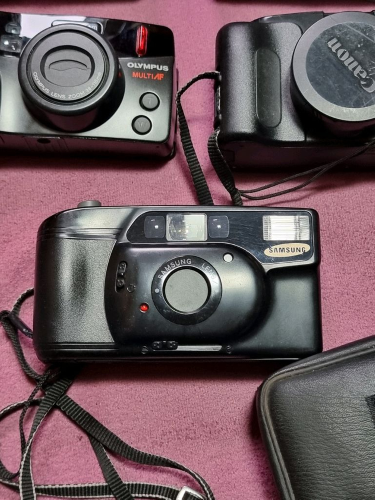 부품용 수리용 필름카메라 5개 판매합니다 이미지