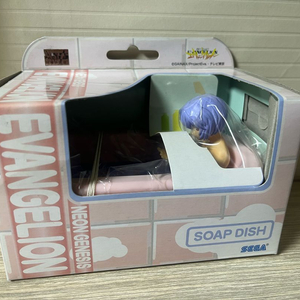 미개봉) 에반게리온 레이 소프디쉬 비누 받침대 피규어