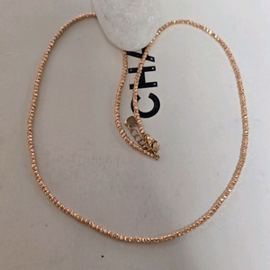 18k핑크골드 컷팅볼 목걸이