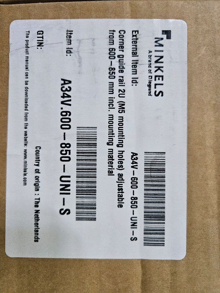 [판매] Minkels 서버 랙 가이드 레일 (2U/600-850mm) 미개봉/신품급--1