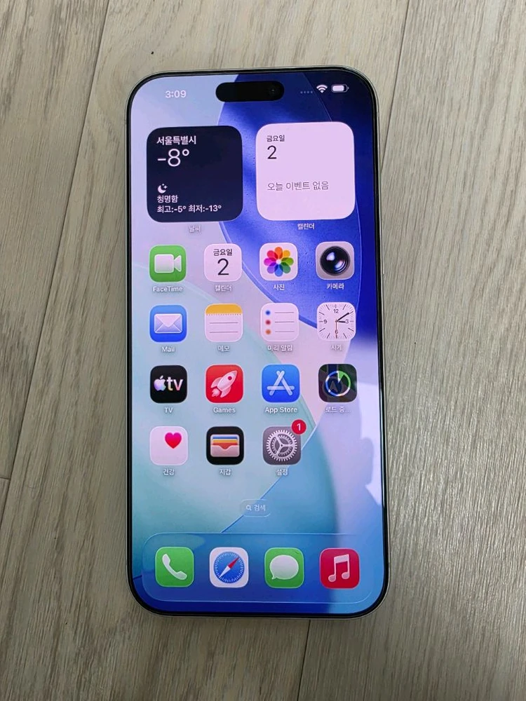 아이폰 17 프로맥스 실버 256GB 애플케어플러스 이미지