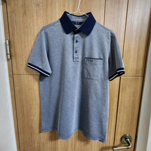 (95)닥스골프 백체크 반팔 카라 티셔츠