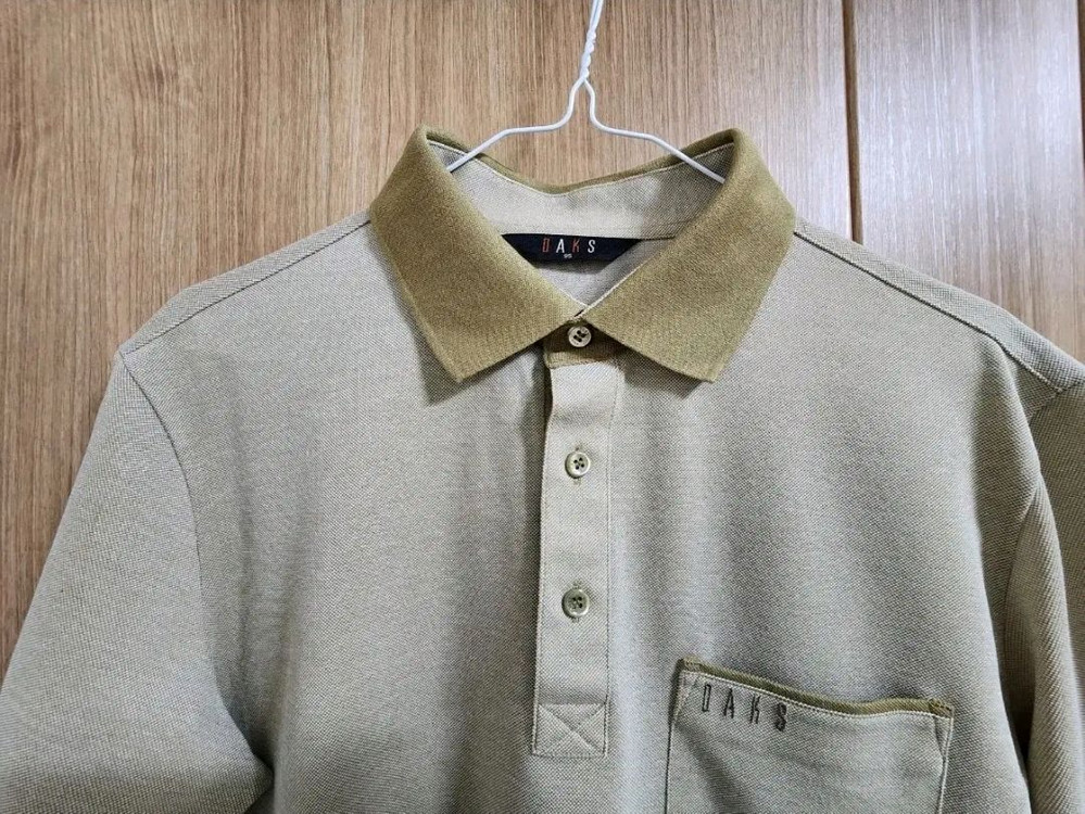 (95)닥스골프 백체크 반팔 카라 티셔츠--1