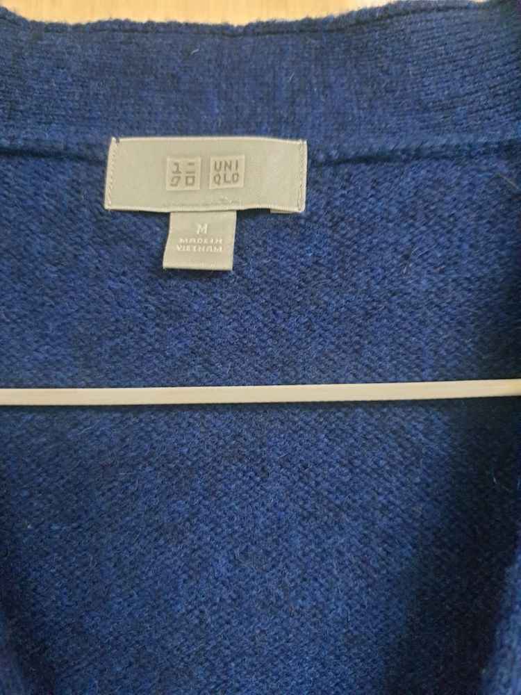 유니클로 램스울 가디건--1