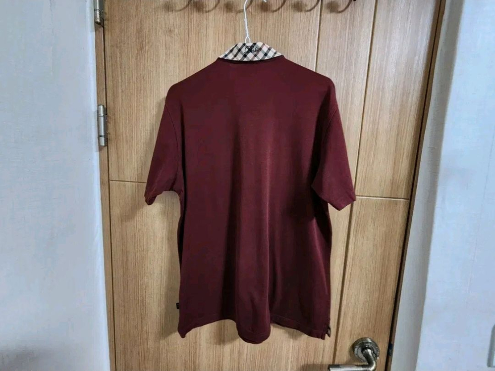 (95)닥스 체크 카라 티셔츠--2