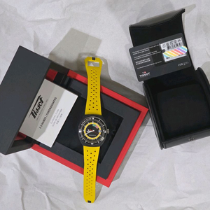 티쏘 시데럴 옐로우+정품 블랙러버 스트렙