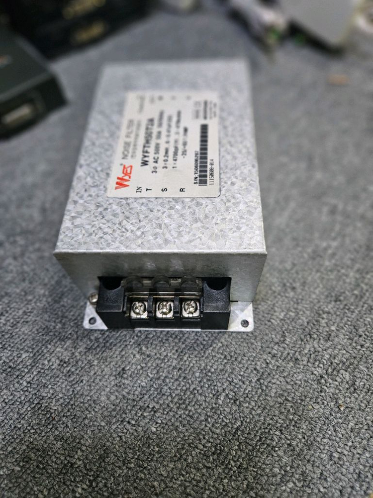 [판매] 우영계기(WYES) 산업용 3상 노이즈 필터 (50A / 500V)--1