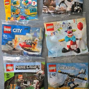 레고 폴리팩 닌자고,시티, 마인크래프트 6종 일괄판