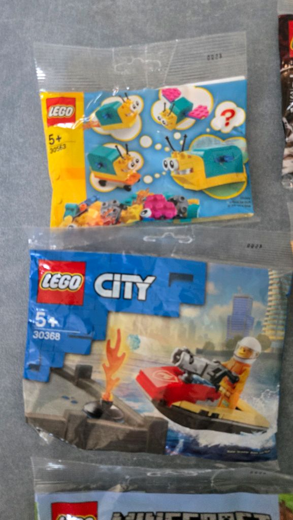 레고 폴리팩 닌자고,시티, 마인크래프트 6종 일괄판--1