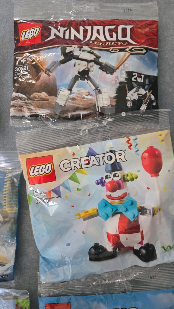 레고 폴리팩 닌자고,시티, 마인크래프트 6종 일괄판--2