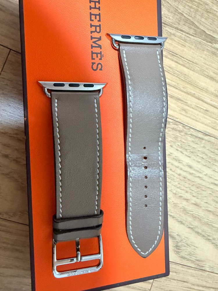 애플워치7 실버 에르메스 45mm full box 이미지