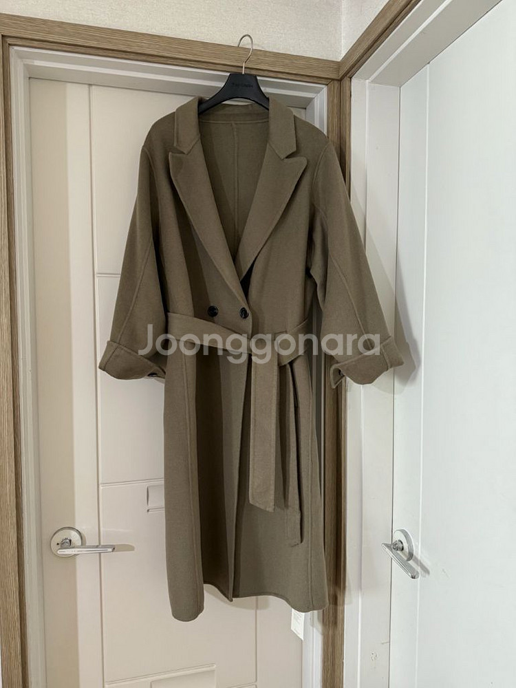 새제품/ 핸드메이드 오버핏 롱코트--2