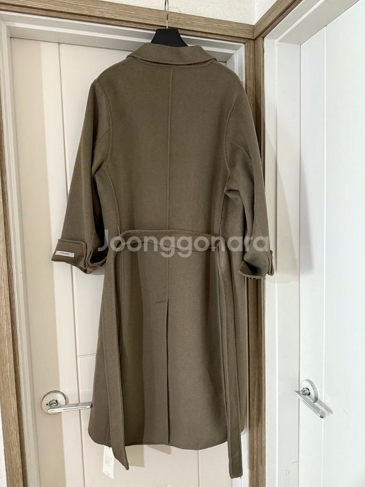 새제품/ 핸드메이드 오버핏 롱코트--5