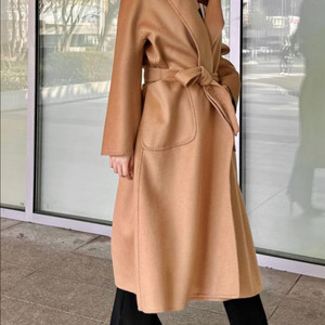 새상품 샤인앤수 캐시미어 100% 지블링 코트 이미지