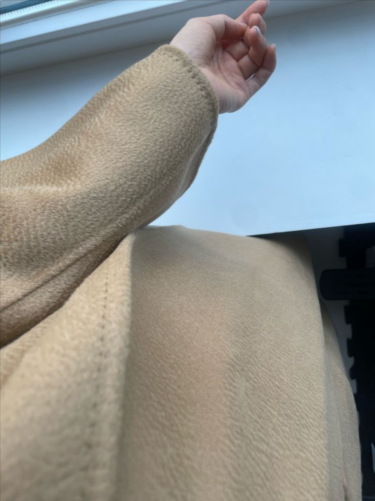 새상품 샤인앤수 캐시미어 100% 지블링 코트 이미지