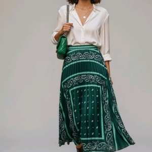 (새상품)산드로 플리츠 스커트 1사이즈