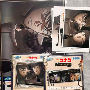 코난 아크릴 클리어파일 l홀더 브로마이드 스티커 메모리얼 H,I,J,K 모로후시 히로미츠아카이북마크세가럭키쿠지 이미지