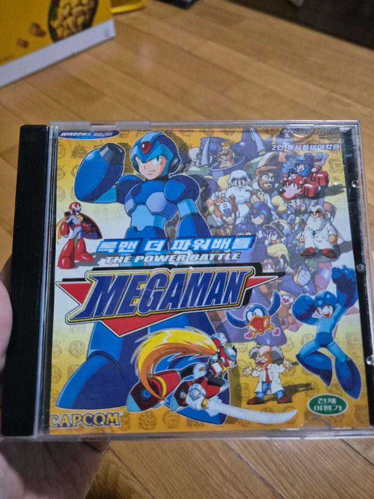 메가맨x5 CD 록맨X + 메가맨 록맨 더 파워 배틀 고전게임CD 이미지