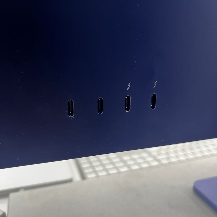 [A급/풀박스] 아이맥 M1 퍼플 24인치 (16G / 512G / 8코어) 판매합니다 이미지