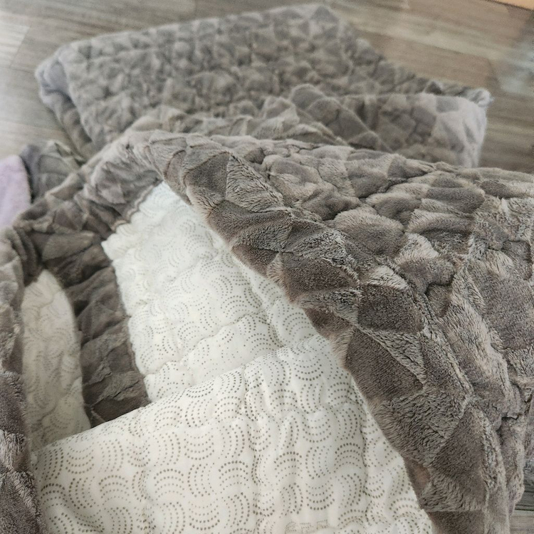 국산 극세사 이불패드 배게커버 세트(퀸)--4