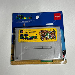 닌텐도 스토어 슈퍼 마리오 카세트 메모지 패미컴 마리오