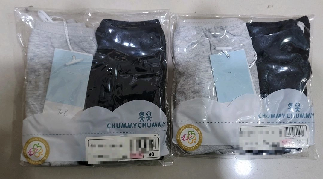 첨이첨이 여주니어삼각팬티 80호 2매입 2세트 새상품 이미지
