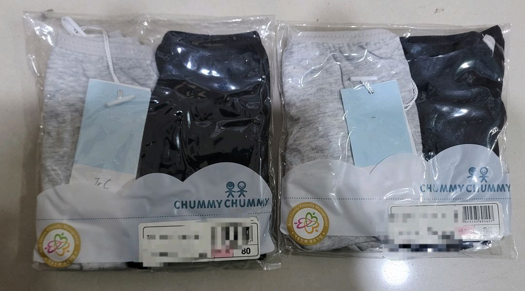 첨이첨이 여주니어삼각팬티 2매입 2세트 새상품--1