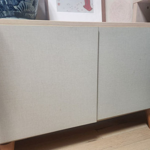 한샘 메이플 2칸 수납장