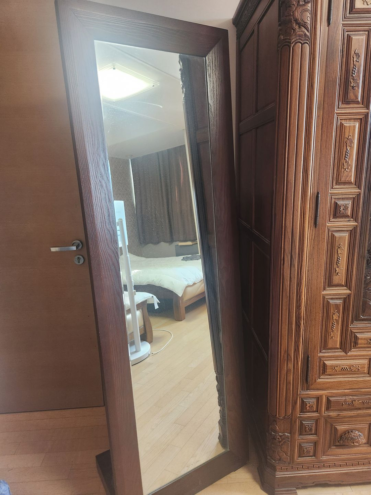 원목 대형 전신거울--1
