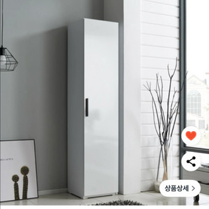 틈새 옷장 화이트
