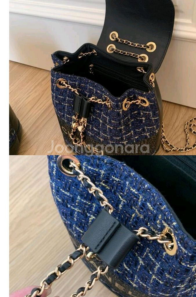 샤넬 뷰티 트위드 백팩 마지막할인가--4