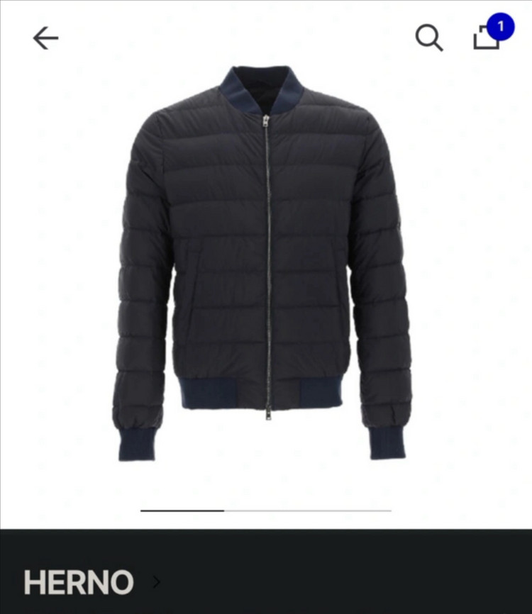 헤르노 경량 패딩 점퍼--1