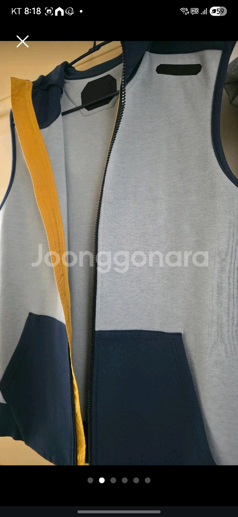 언더아머 후드 조끼 L--1