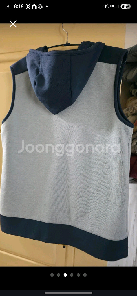 언더아머 후드 조끼 L--2