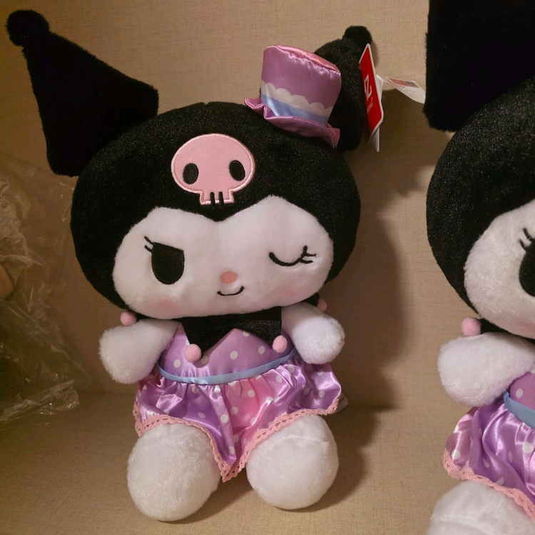 산리오 쿠로미 리본드레스 중형 인형 새상품 가격내림.--2