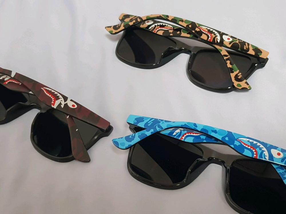 아동 미니 별 미러 선글라스 안경 PVC UV400--1