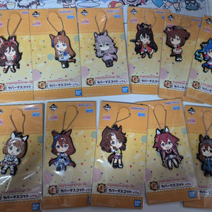 우마무스메 제일복권 7탄 러버고무코스터 11종 일괄 이미지