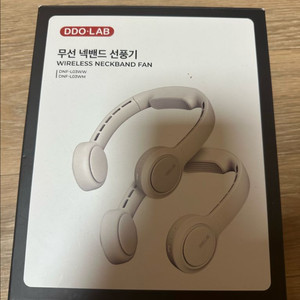 디디오랩 무선 휴대용 넥밴드 선풍기 넥선풍기 DNF-L03WW 이미지