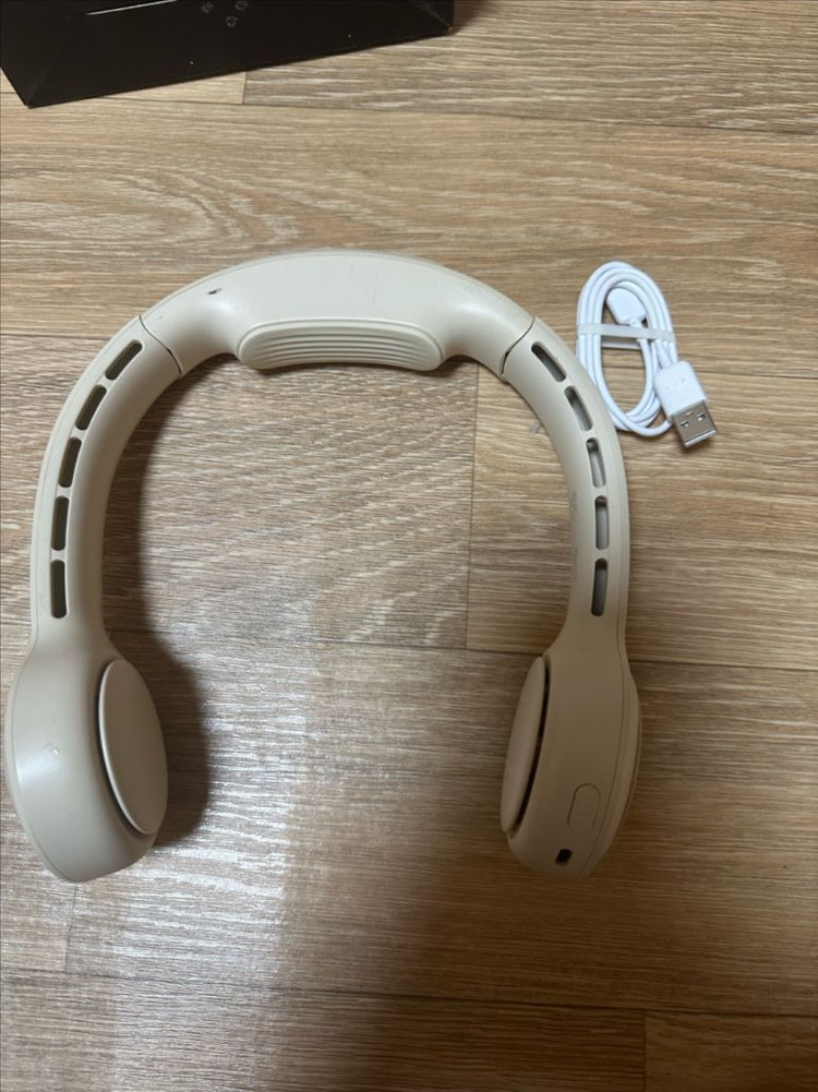 디디오랩 무선 휴대용 넥밴드 선풍기 넥선풍기 DNF-L03WW 이미지