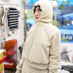 HAE146 코지 테리 트레이닝 상/하의 셋업 (더스티베이지, S) 새상품