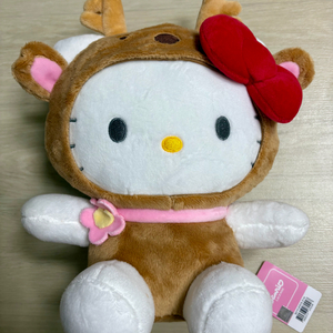 산리오 헬로키티 꽃사슴 중형인형
