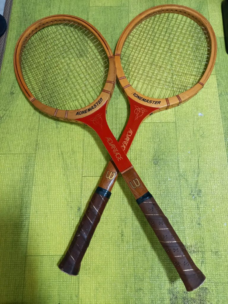 빈티지 골동품 윌슨 우드 테니스라켓 각 79000원 이미지